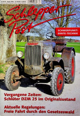 Deckblatt Schlepper Post (05/2015)
